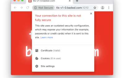 Chrome gaat sites met TLS 1.0 en 1.1 als ‘niet veilig’ bestempelen